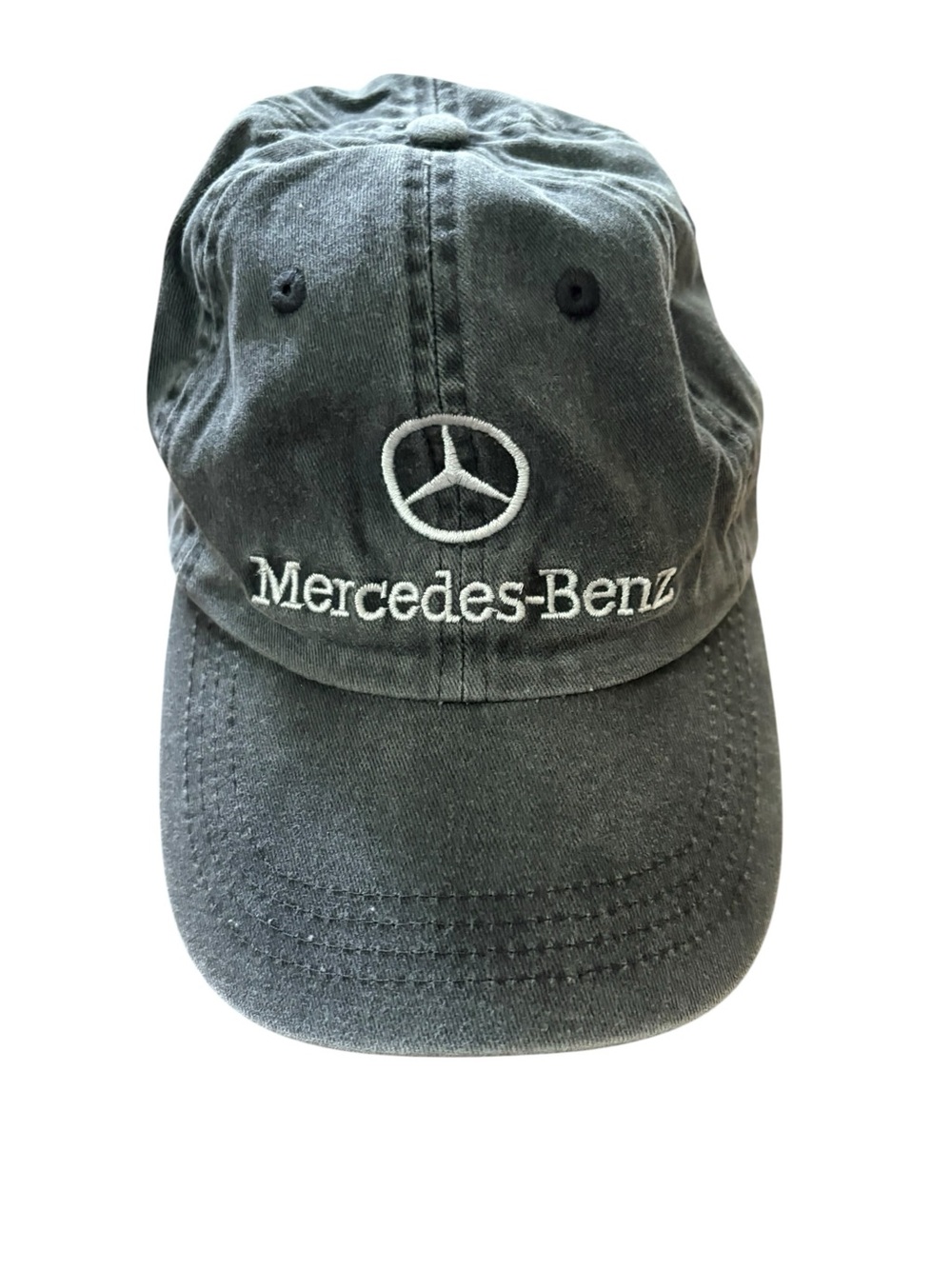 Mercedes-Benz Men's Dark Gray Logo Baseball Cap